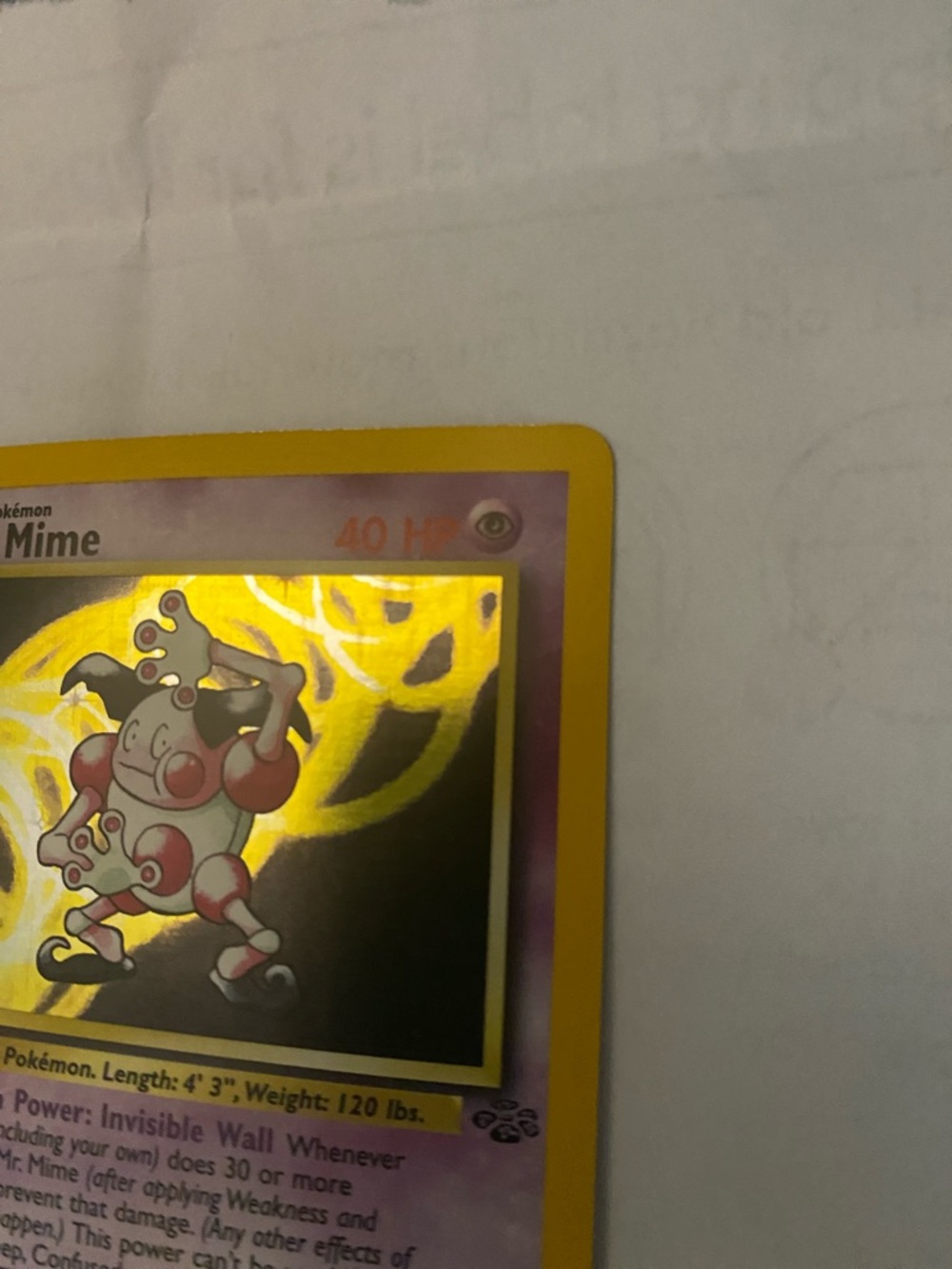 MR. MIME - 6/64 - Jungle Set - Holo - Pokemon Card - Picture 4 of 15